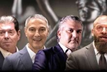 vince mcmahon, ari emanuel, nick khan, paul levesque, triple h