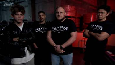the opps, samoa joe, hook, anthony bowens, katsuyori shibata