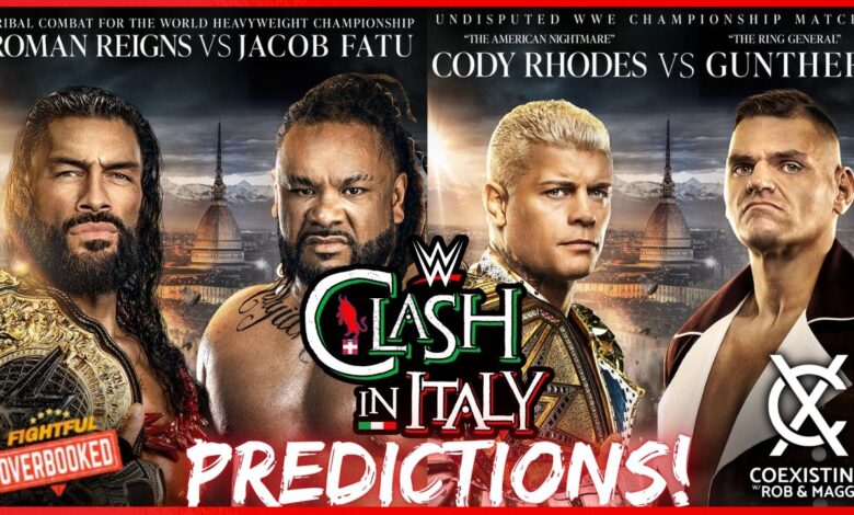 Rob & Maggie give you their WWE Clash in Paris Predictions