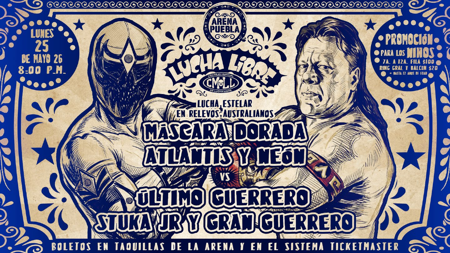 CMLL Lunes Clásico Results (5/25/2026): Atlantis & Sky Team vs. Guerreros Laguneros, Keyra vs. Garra Negra, More