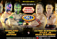 CMLL Martes de Arena Mexico Results (5/26/2026)