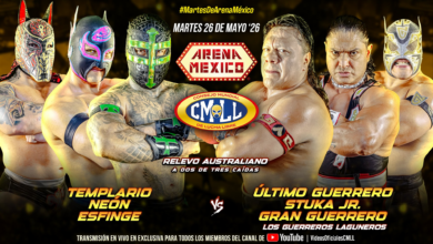 CMLL Martes de Arena Mexico Results (5/26/2026)