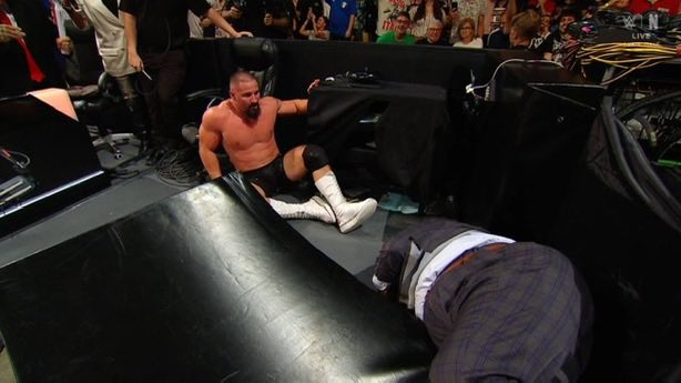 Paul Heyman Gets Speared Through Barricade, Seth Rollins Defeats Bron Breakker On WWE Raw