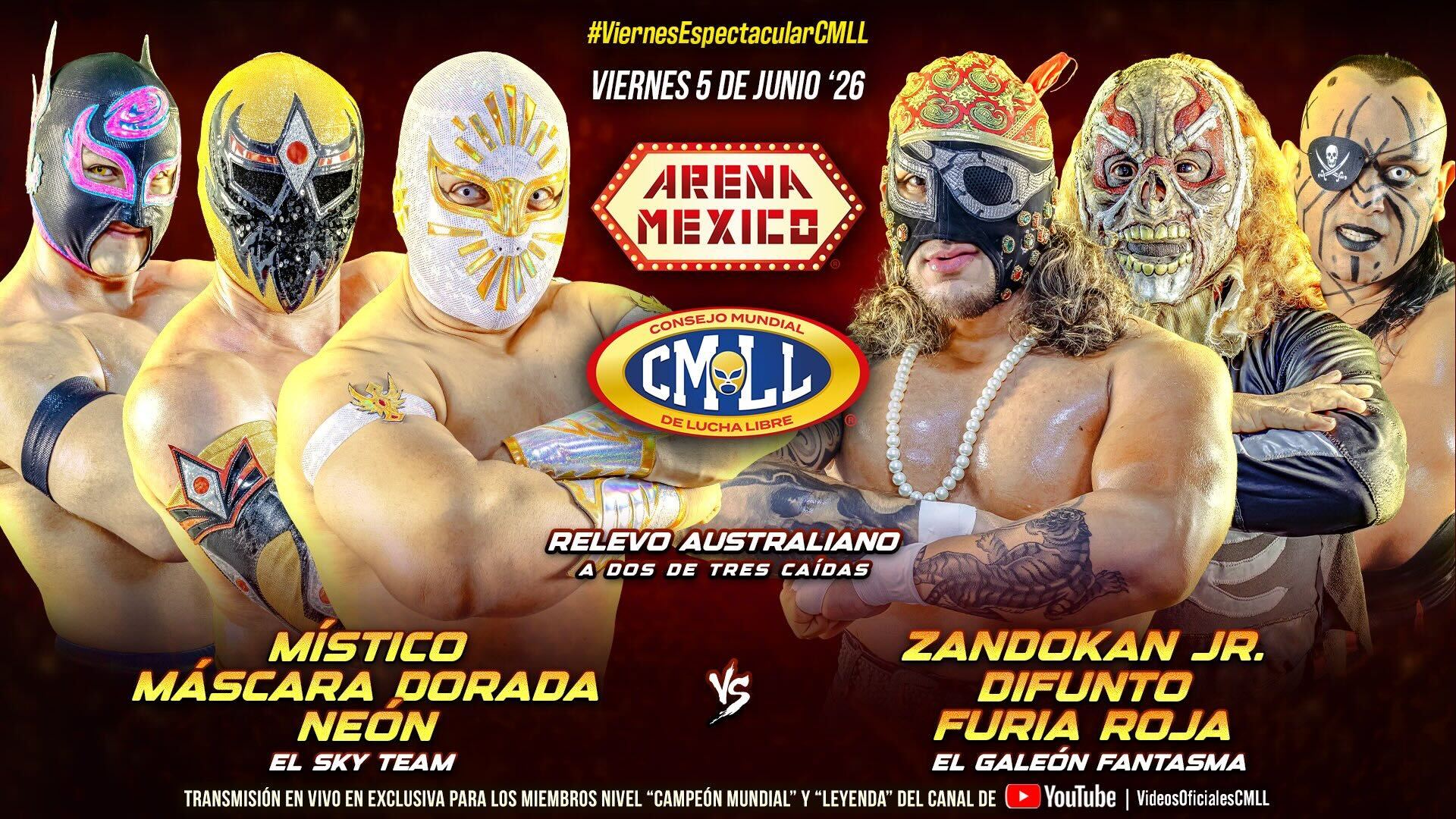 CMLL Viernes Espectacular Results (6/5/2026)