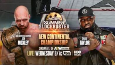 Jon Moxley, Shane Taylor, AEW Dynamite Summer Blockbuster