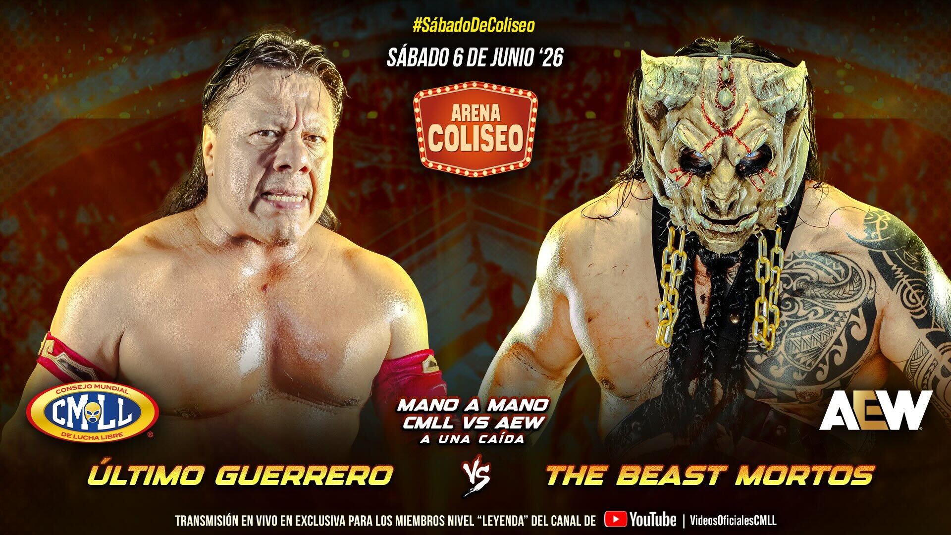 CMLL Sábado De Coliseo Results (6/6/2026)