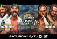 Young Bucks, The Dogs, AEW Collision Summer Blockbuster
