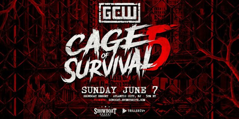 GCW Cage Of Survival 5 Results (6/7): New GCW Ultraviolent Champion