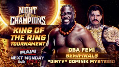 Oba Femi Dominik Mysterio WWE Raw