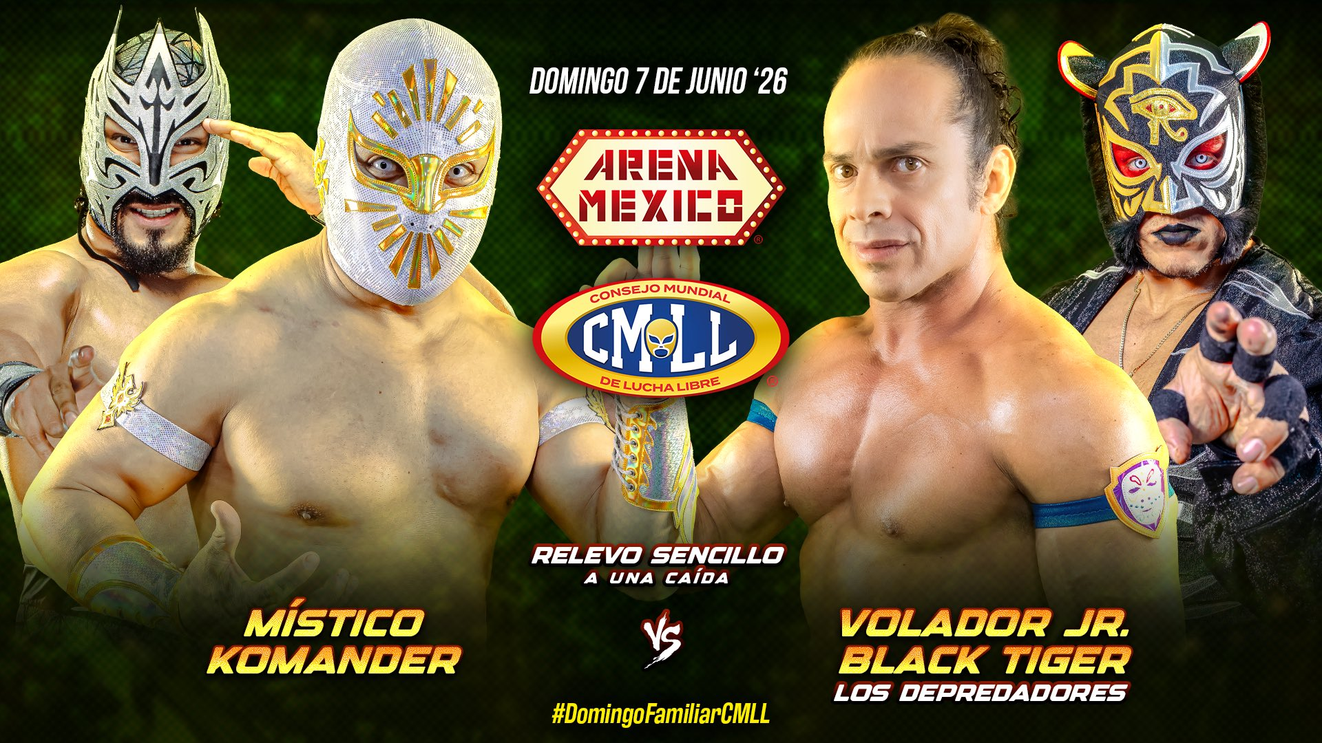 CMLL Domingo Familiar Results (6/7/2026)