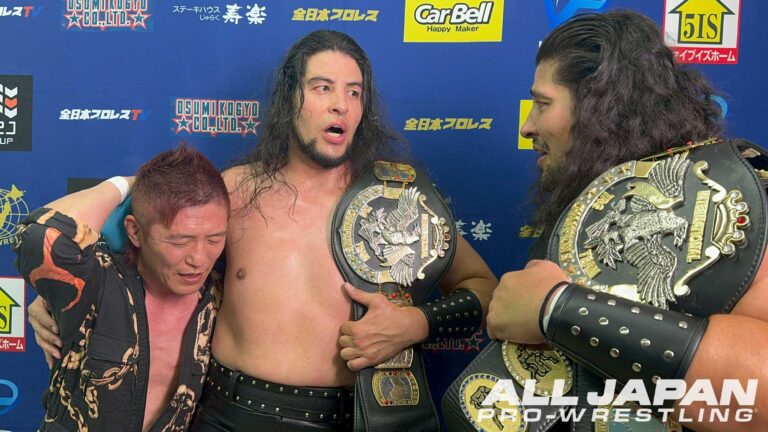 Saito Brothers Regain AJPW World Tag Team Championship