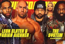 leon slater, fabian aichner, the system, eddie edwards, cedric alexander, alisha edwards