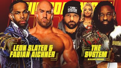 leon slater, fabian aichner, the system, eddie edwards, cedric alexander, alisha edwards