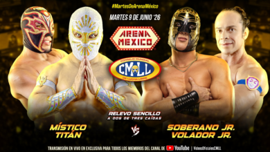 CMLL Martes de Arena Mexico Results (6/10/2026)