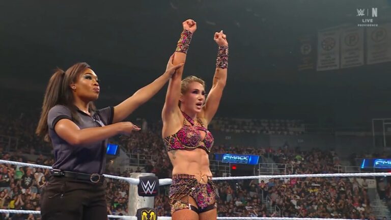 Charlotte Flair Submits Lyra Valkyria To Advance In Queen Of The Ring Tournament On WWE SmackDown