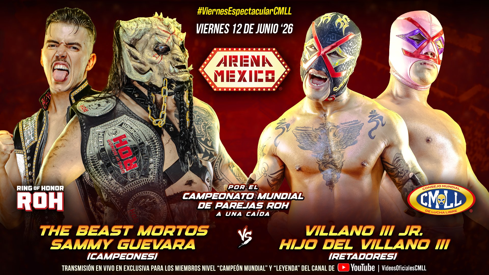 CMLL Viernes Espectacular Results (6/12/2026)