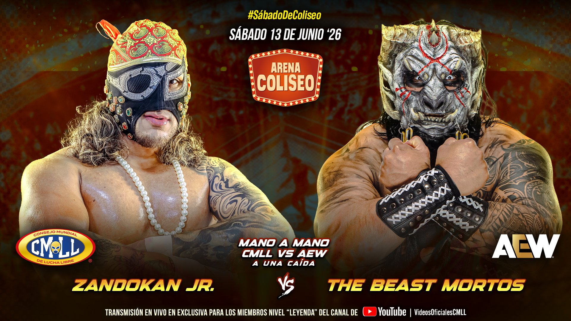 CMLL Sábado De Coliseo Results (6/13/2026)