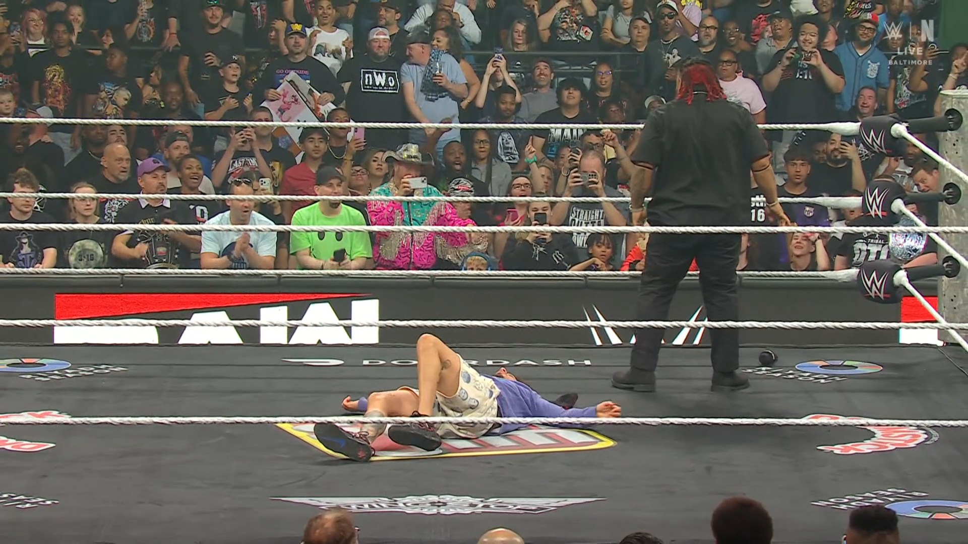 Jacob Fatu Attacks Eric Andre After Officially Joining The Bloodline And Receiving Ula Falla On WWE Raw