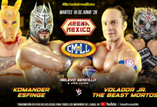 CMLL Martes de Arena Mexico Results (6/16/2026)