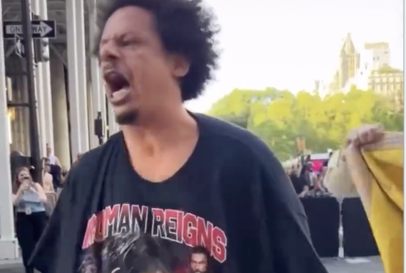 Eric Andre Refuses Roman Reigns Shirt After Being Stripped To His Underwear