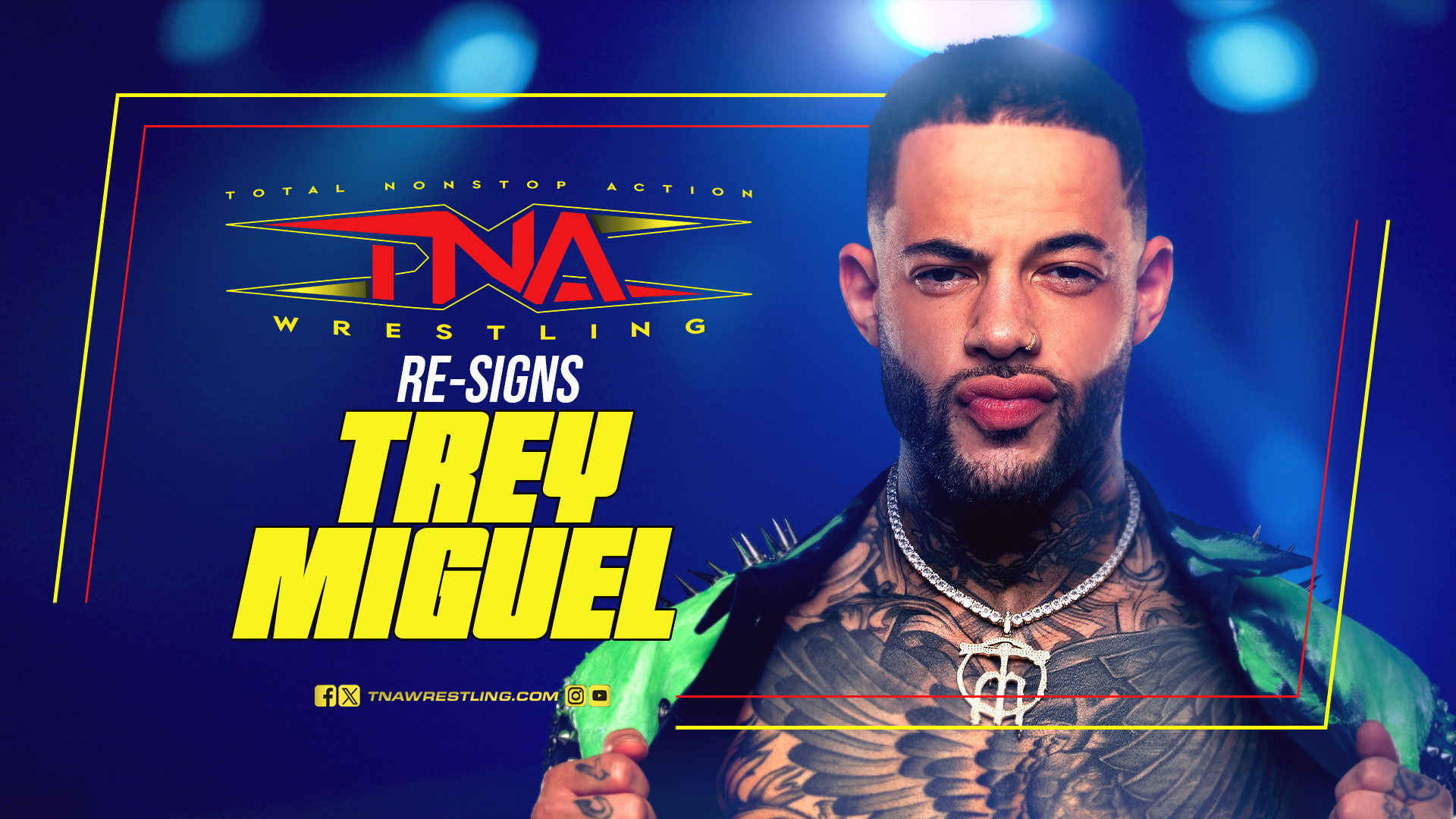 Trey Miguel Re-Signs With TNA Wrestling