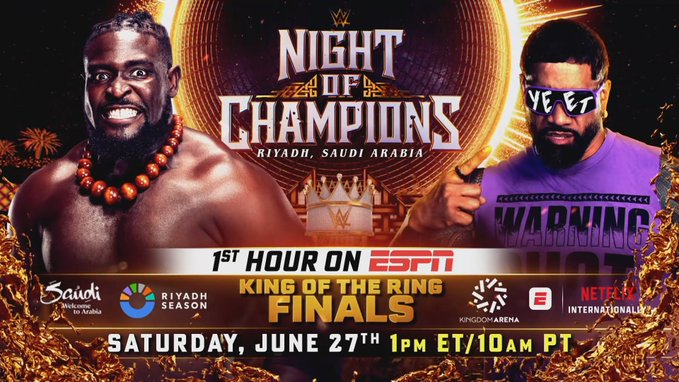 Jey Uso Vs. Oba Femi King Of The Ring Tournament Finals Set For WWE Night Of Champions