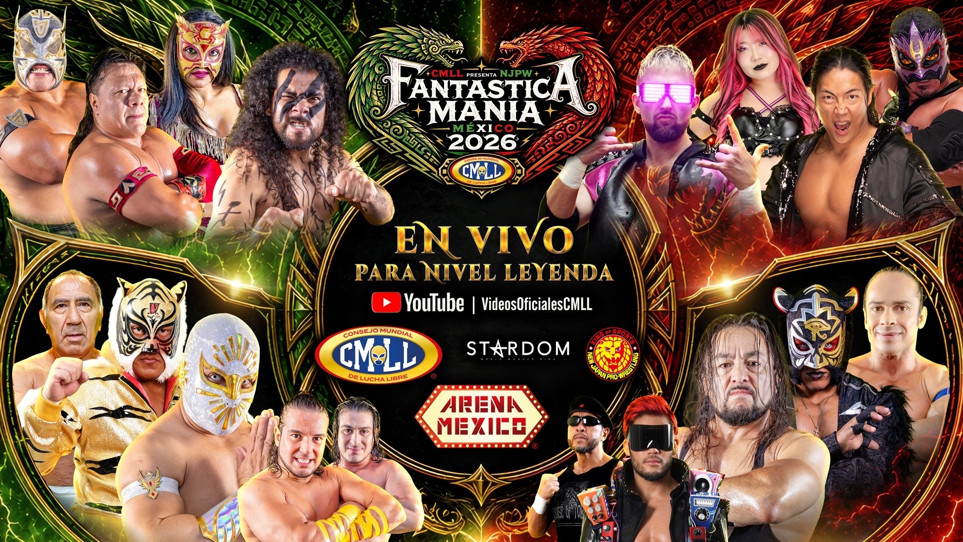 CMLL x NJPW FantasticaMania Mexico Results (6/19/2026): Tiger Mask’s Last Match in Mexico, More