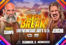Tommaso Ciampa vs. Jericho AEW Dynamite Beach Break
