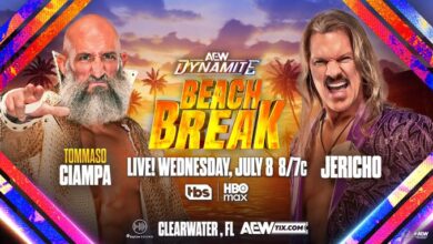 Tommaso Ciampa vs. Jericho AEW Dynamite Beach Break