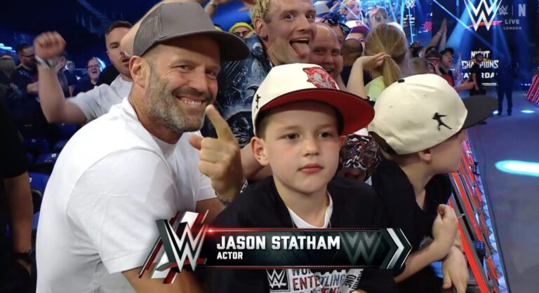 Fast & Furious Franchise Star Jason Statham Attends WWE Raw