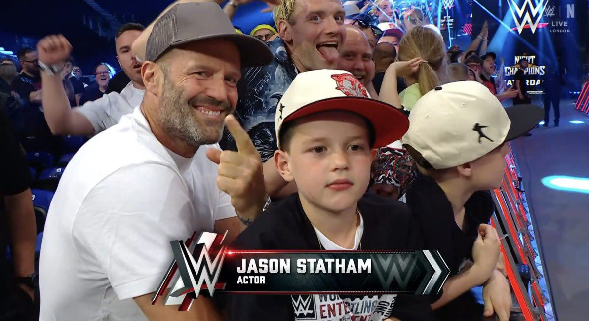 Fast & Furious Franchise Star Jason Statham Attends WWE Raw