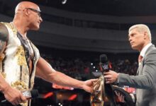 the rock, dwayne johnson, cody rhodes