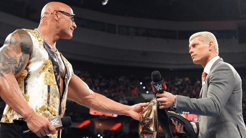 the rock, dwayne johnson, cody rhodes