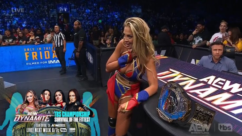 Harley Cameron Upsets Marina Shafir To Qualify For TBS Championship Survival Of The Fittest Match