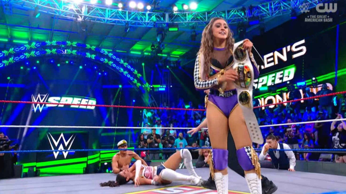 Wren Sinclair Successfully Defends WWE Women’s Speed Championship At NXT Great American Bash