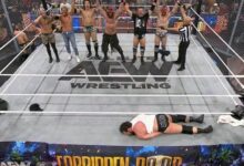 Andrade Team Briscoe (Mark Briscoe, Kyle O’Reilly, Roderick Strong, Orange Cassidy, Konosuke Takeshita, and Darby Allin)