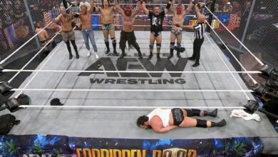 Andrade Team Briscoe (Mark Briscoe, Kyle O’Reilly, Roderick Strong, Orange Cassidy, Konosuke Takeshita, and Darby Allin)