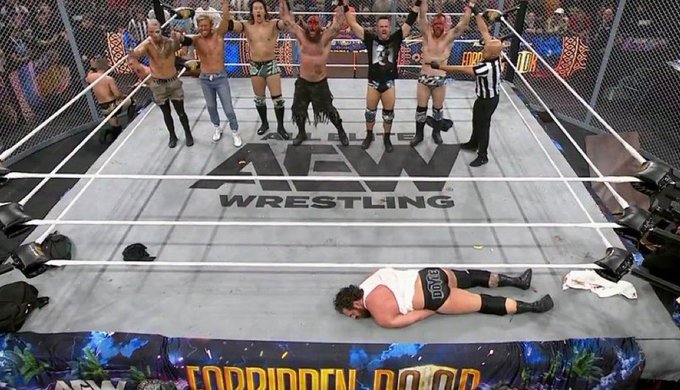 Andrade Turns On MJF, Helps Team Briscoe Win Steel Cage Match At AEW x NJPW Forbidden Door 2026