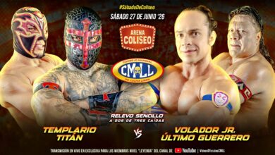 CMLL Sábado De Coliseo Results (6/27/2026)