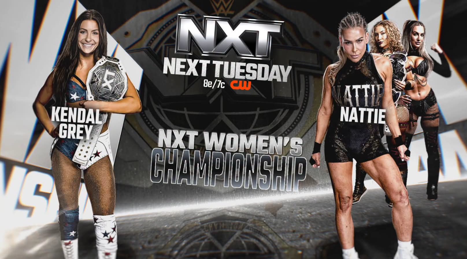 Kendal Grey vs. Nattie For NXT Women’s Championship, Two #1 Contender’s Four-Way Matches Set For 7/7 WWE NXT