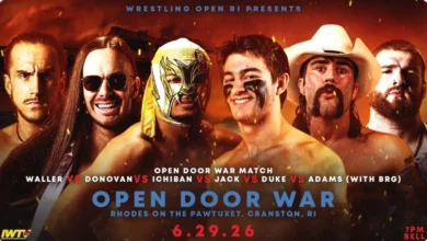 wrestling open door war