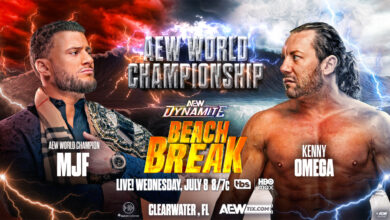 MJF Kenny Omega AEW Dynamite Beach Break 2026
