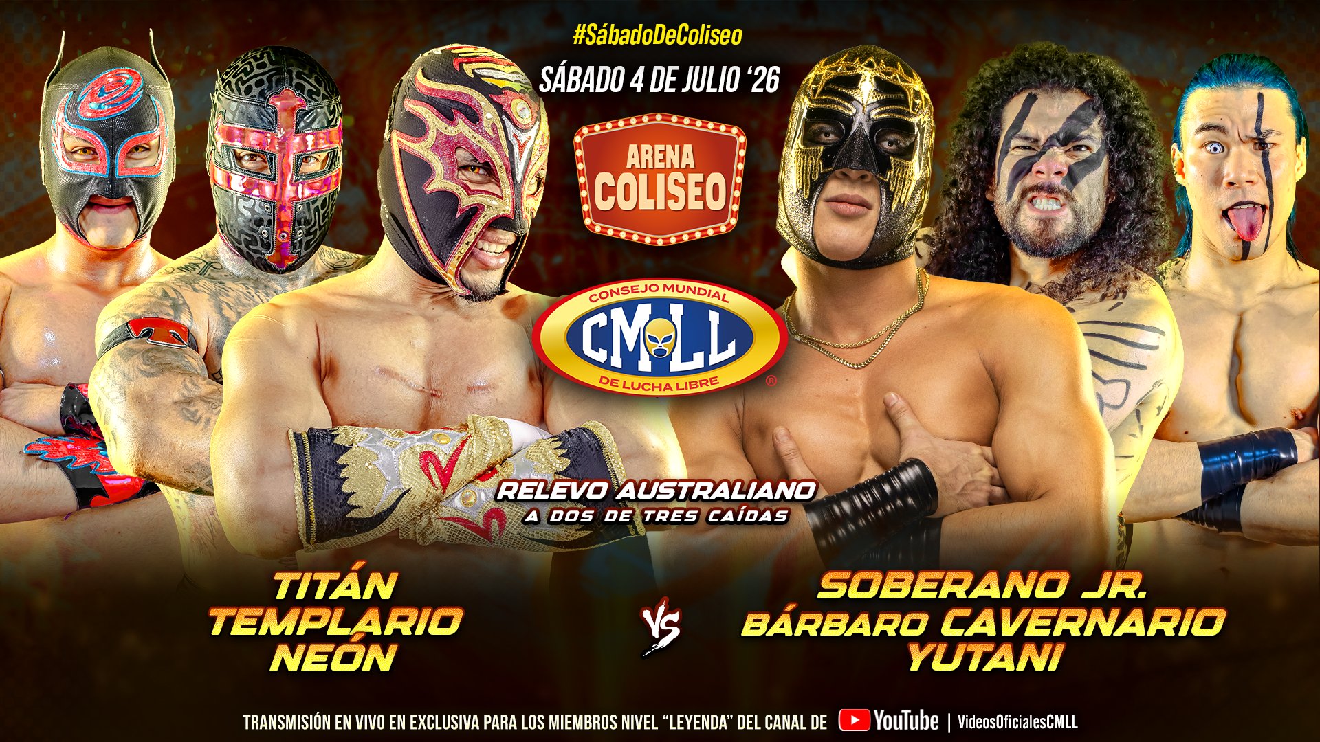 CMLL Sabados De Coliseo Results (7/4)