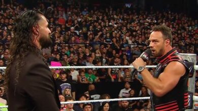 LA Knight Seth Rollins
