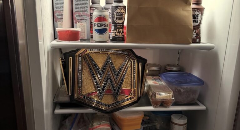 CM Punk Puts Undisputed WWE Title In The Fridge