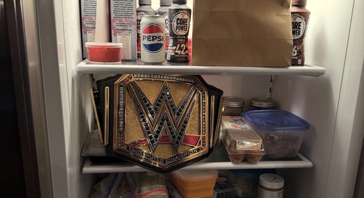 CM Punk Puts Undisputed WWE Title In The Fridge