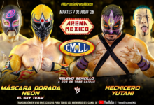 CMLL Martes de Arena México Results (7/7/2026)