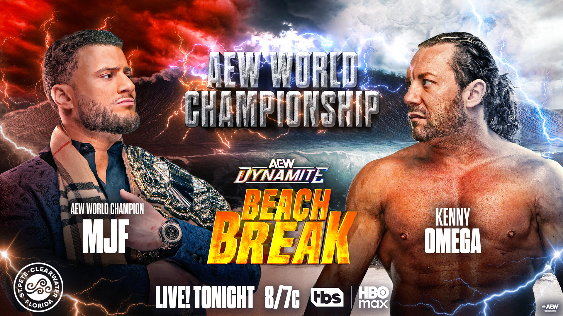 AEW Dynamite Beach Break Results (7/8/2026): MJF vs. Kenny Omega, Takeshita vs. Fletcher, Ciampa, Athena, More