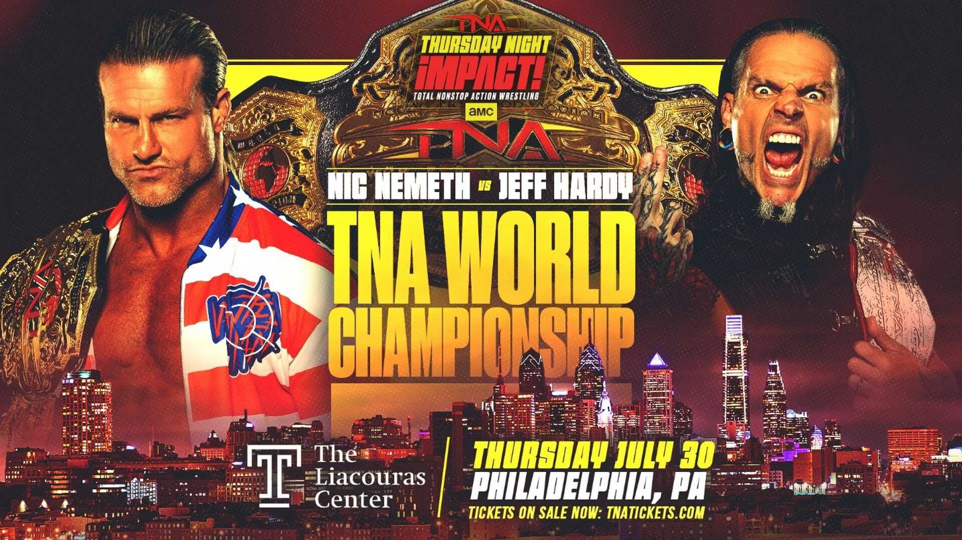 Nic Nemeth To Defend TNA Title Against Jeff Hardy On 7/30 TNA iMPACT!
