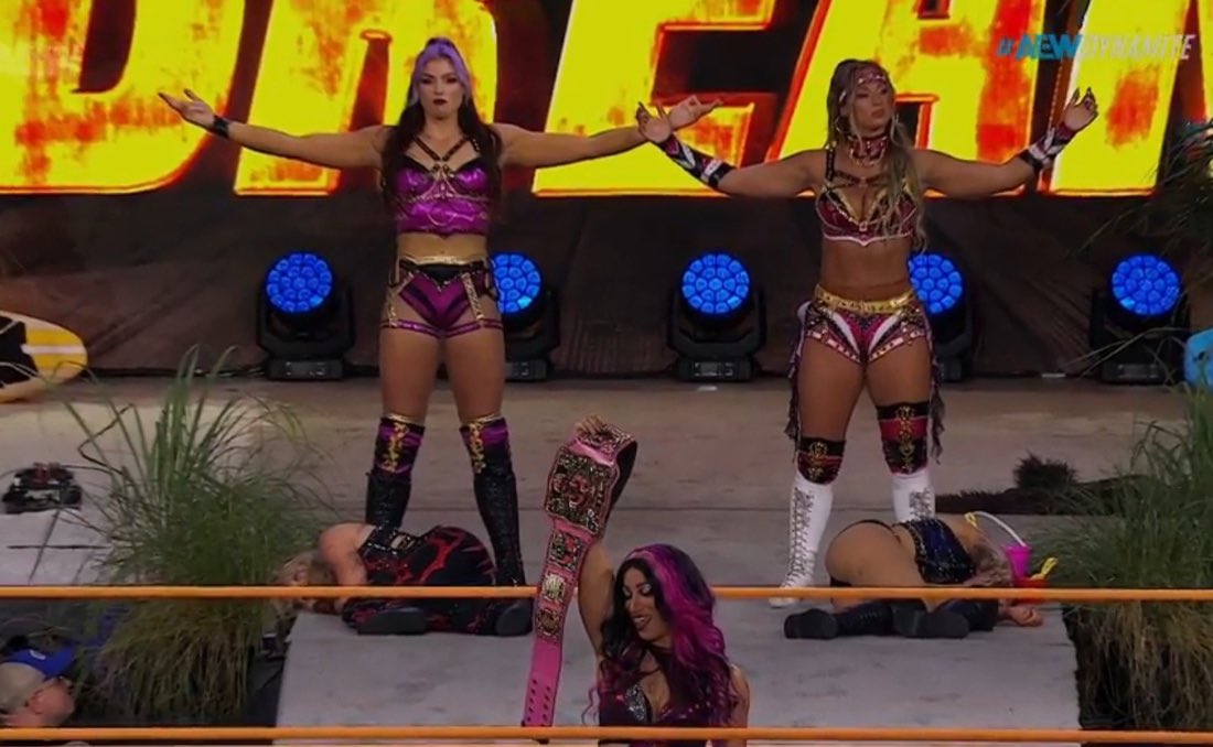 Mercedes Mone Aligns With Divine Dominion On AEW Dynamite Beach Break